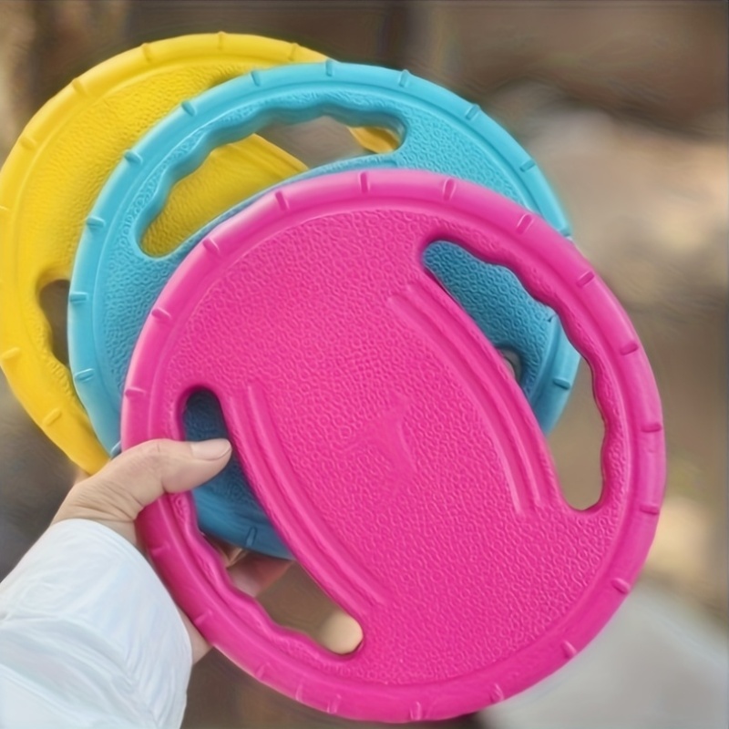 Flying Disc Dog Training Toy - Disco Resistente para Perros, para Morder