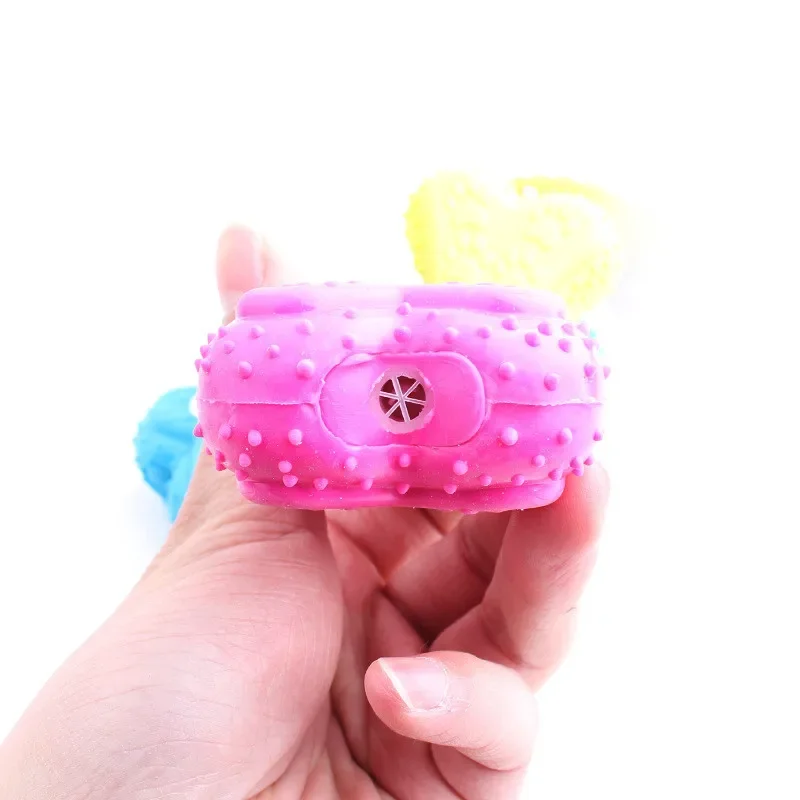 Teeth Cleaning Dog Chew Bone - Juguete masticable para perros con diseño