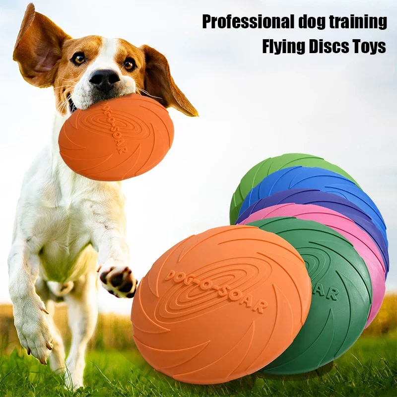 Flying Disc Dog Training Toy - Disco Volador para Perros Grandes, Peluche