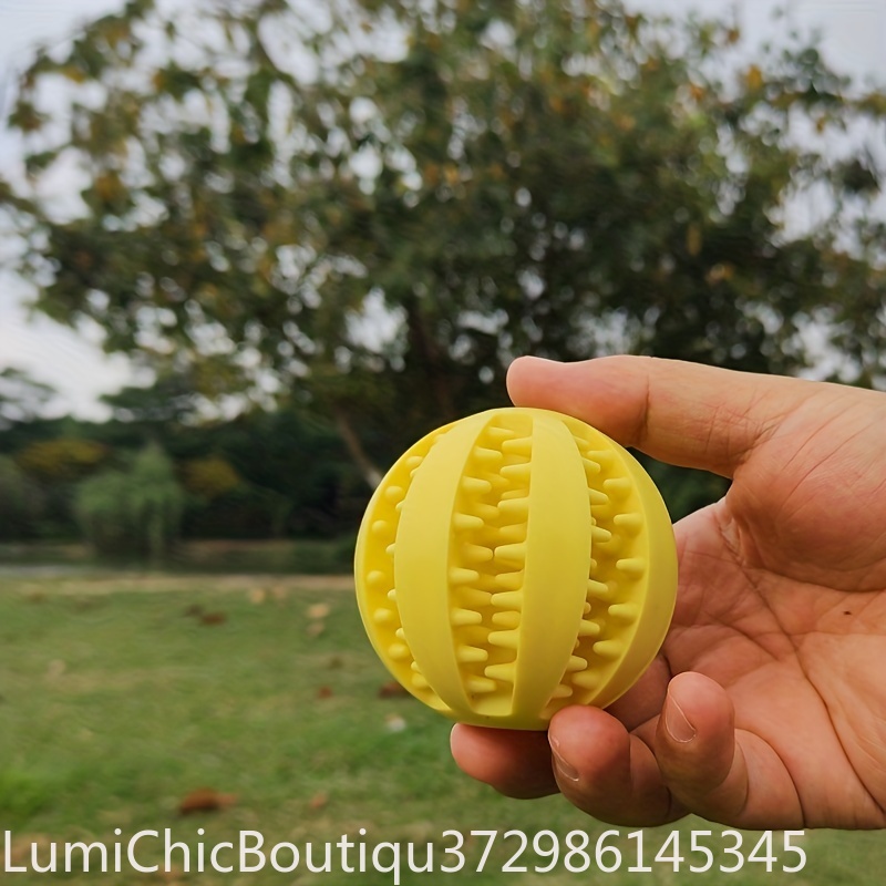 Pelota de goma dispensadora de - Rubber Treat Dispensing Dog Toy reseña y precio