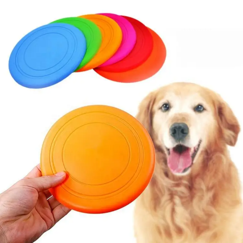 Disco Volador de Goma Blanda M - Flying Disc Dog Training Toy reseña y precio