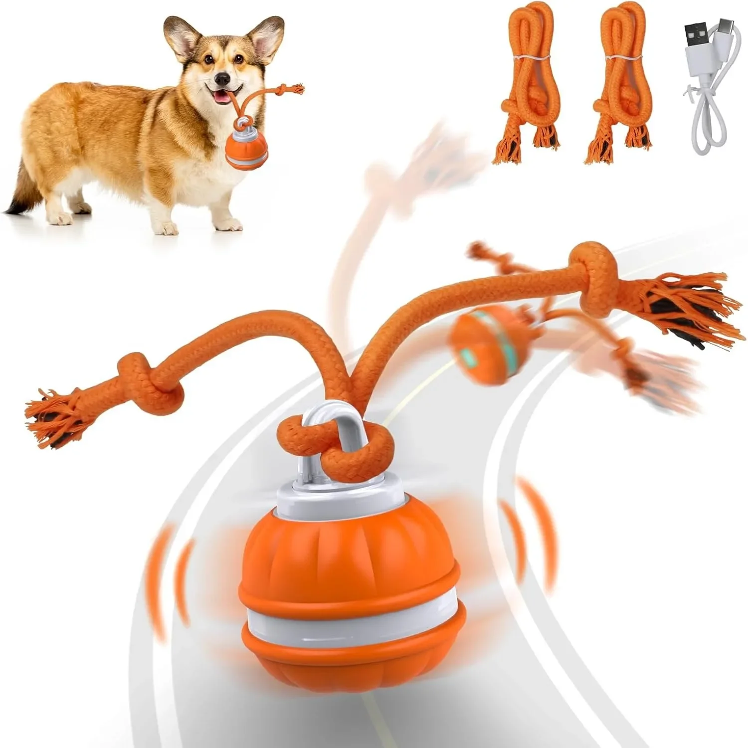 Pelota para mascotas, juguete  - Automatic Moving Dog Ball reseña y precio