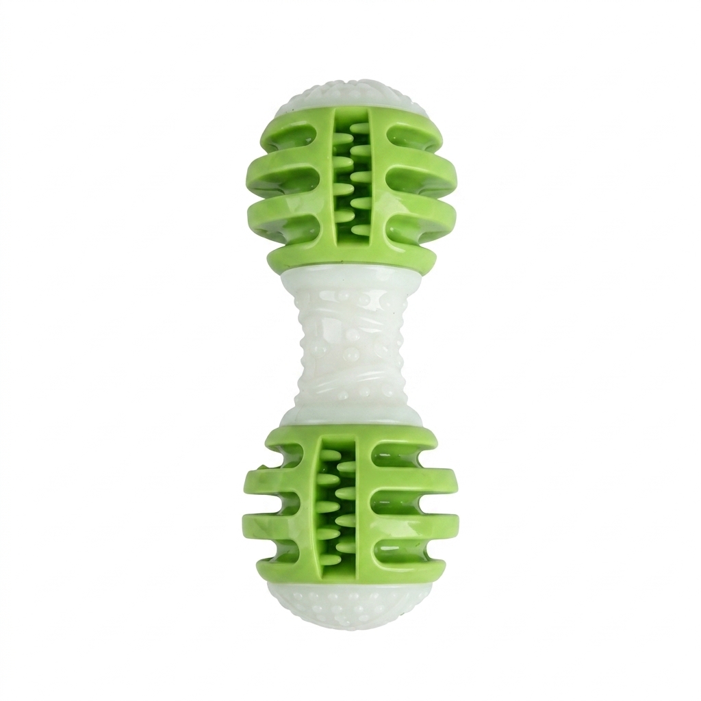 Juguete de goma TPR para perro - Rubber Treat Dispensing Dog Toy reseña y precio